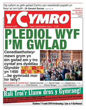 Cover of Y Cymro