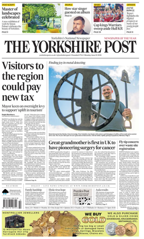 Cover of Yorkshire Post