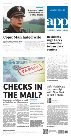 Cover of Asbury Park Press
