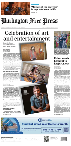 Cover of Burlington Free Press