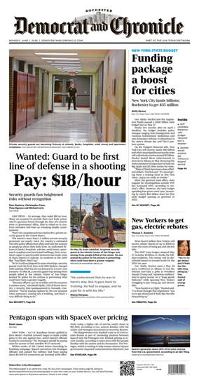 Cover of Democrat and Chronicle
