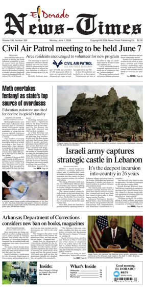 Cover of El Dorado News-Times (VCID - Camden News)