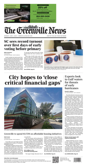 Cover of The Greenville News