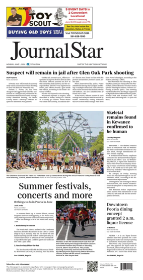 Cover of Journal Star (Peoria)