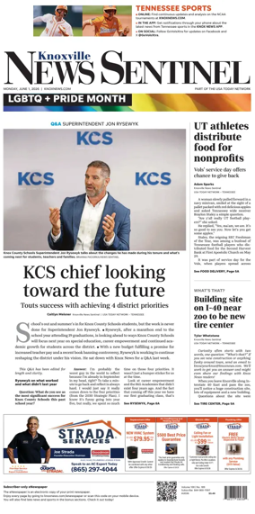Cover of Knoxville News Sentinel
