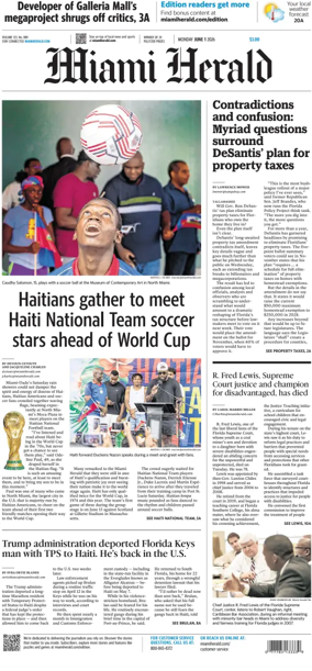 Cover of Miami Herald