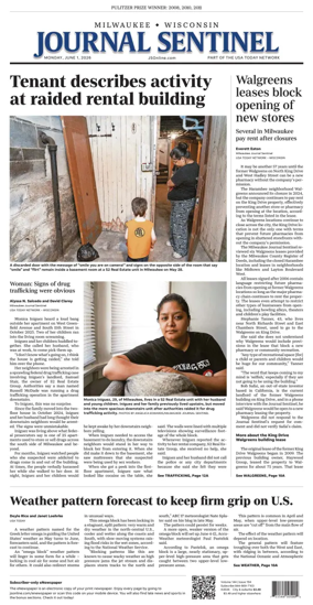 Cover of Milwaukee Journal Sentinel