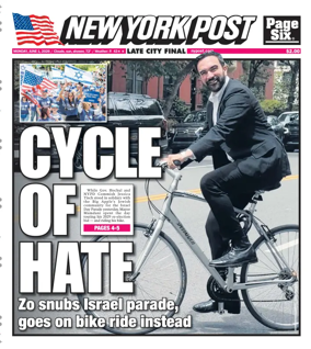 Cover of New York Post