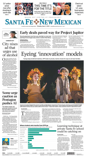 Cover of Santa Fe New Mexican