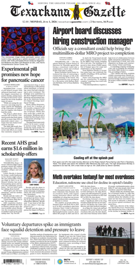 Cover of Texarkana Gazette
