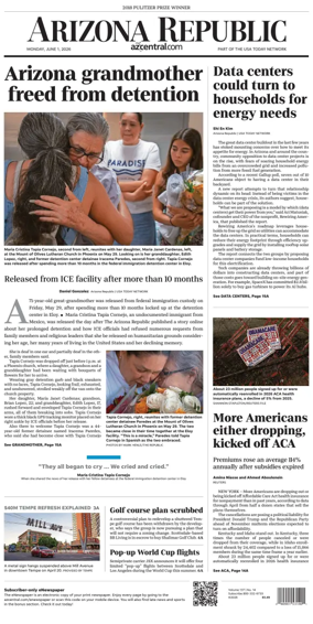 Cover of The Arizona Republic
