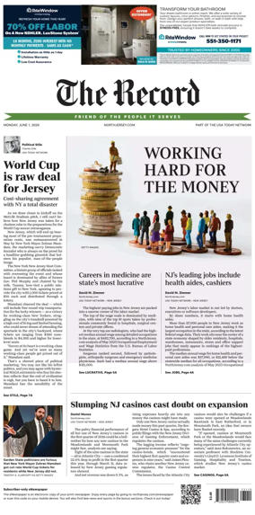 Cover of The Bergen Record
