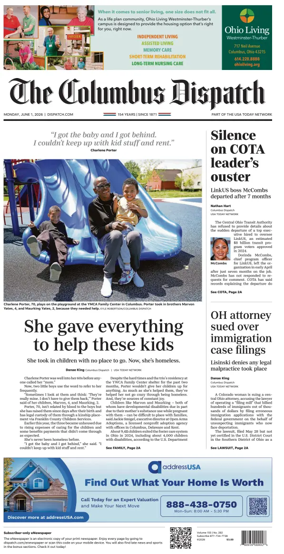 Cover of The Columbus Dispatch