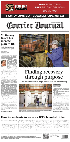 Cover of The Courier-Journal (Louisville)