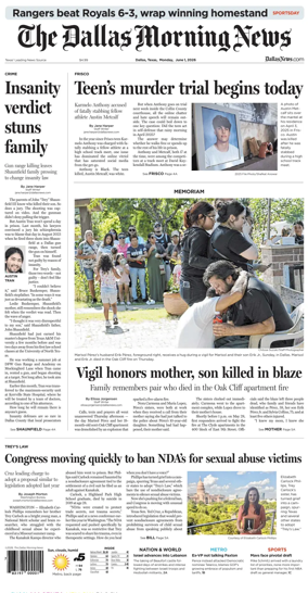 Cover of The Dallas Morning News