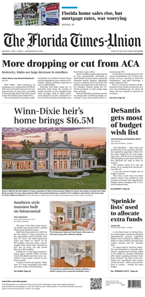 Cover of The Florida Times-Union
