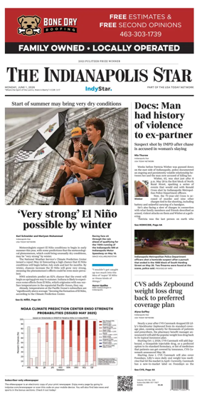 Cover of The Indianapolis Star