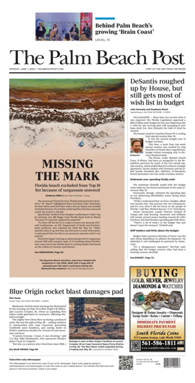 Cover of The Palm Beach Post