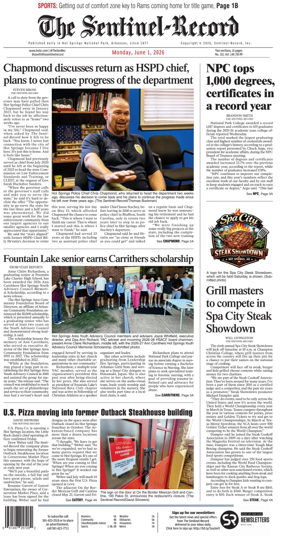 Cover of The Sentinel-Record