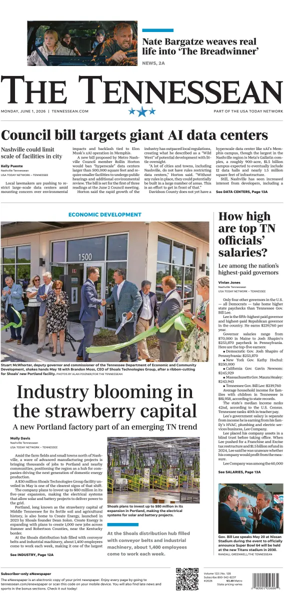 Cover of The Tennessean