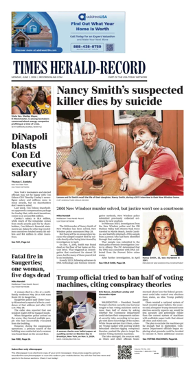 Cover of Times Herald-Record