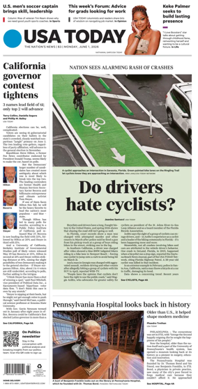 Cover of USA TODAY US Edition