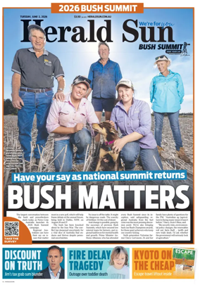 Cover of Herald Sun