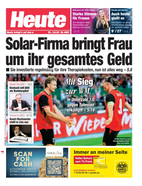 Cover of Heute - Oberosterreich Ausgabe