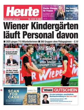 Cover of Heute - Wien Ausgabe
