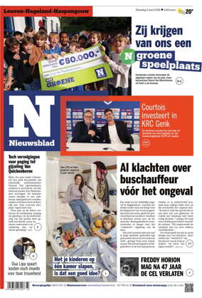Cover of Het Nieuwsblad