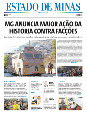 Cover of Estado de Minas (Brazil)