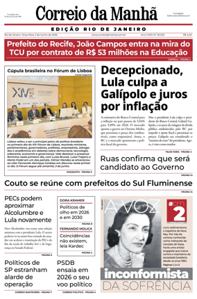 Cover of Jornal Correio da Manha
