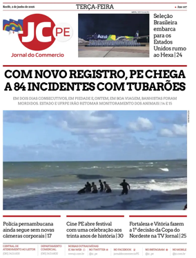 Cover of Jornal do Commercio