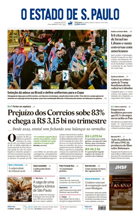 Cover of O Estado de S. Paulo