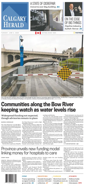Cover of Calgary Herald