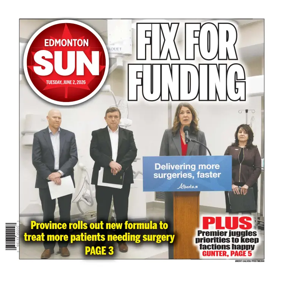 Cover of Edmonton Sun