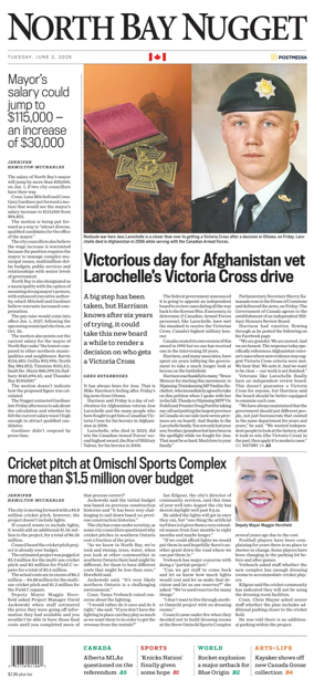 Cover of North Bay Nugget