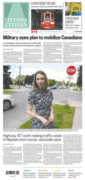 Cover of Ottawa Citizen