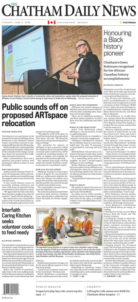 Cover of The Chatham Daily News