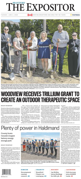 Cover of The Expositor (Brantford)
