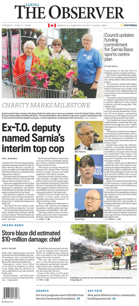 Cover of The Observer (Sarnia)