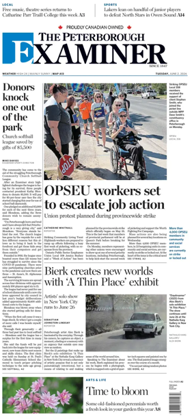 Cover of The Peterborough Examiner