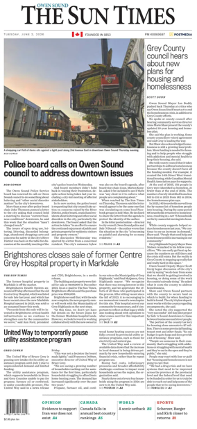 Cover of The Sun Times (Owen Sound)