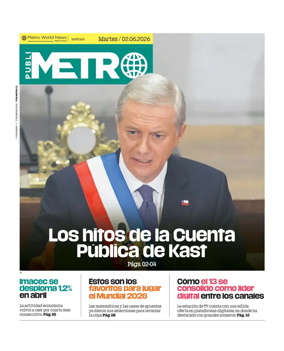 Cover of Publimetro Chile