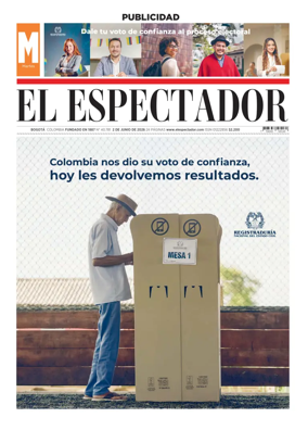 Cover of El Espectador