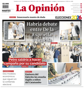 Cover of La Opinion