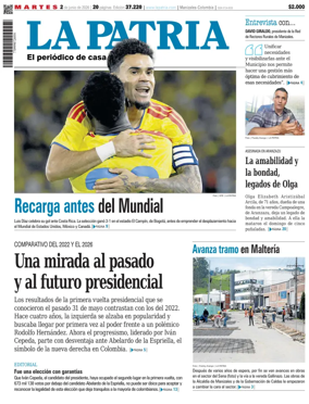 Cover of La Patria (Colombia)
