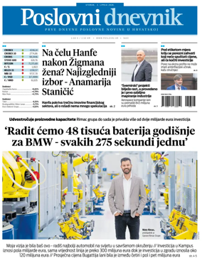 Cover of Poslovni Dnevnik
