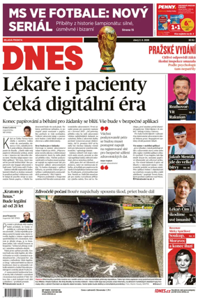 Cover of MF DNES