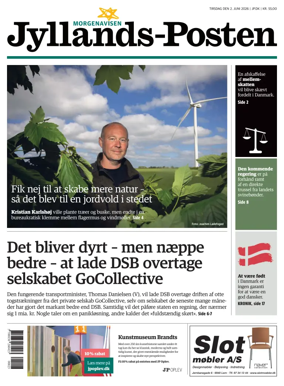 Cover of Jyllands-Posten
